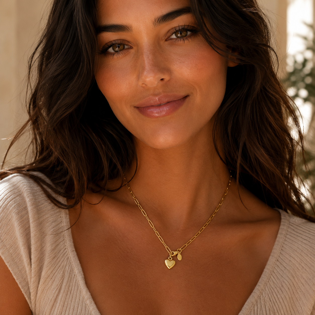 Golden Charm Schakelketting