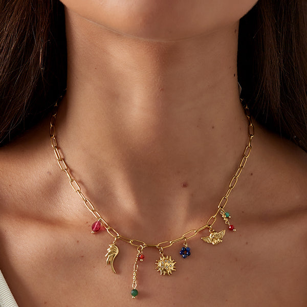 Festival Charms Chain Necklace