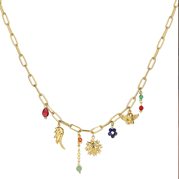 Festival Charms Chain Necklace