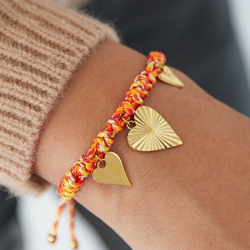 Flame Hearts Bracelet