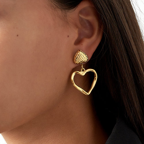 Isabella Heart Earrings