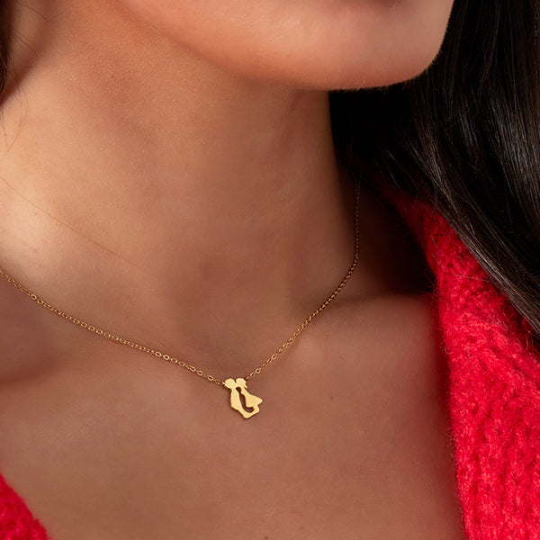 Golden Kiss Necklace