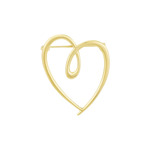Amora Heart Broche (Gold)