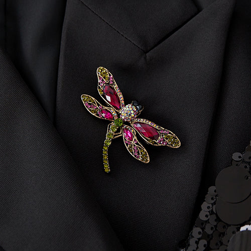 Celeste Dragonfly Brooch