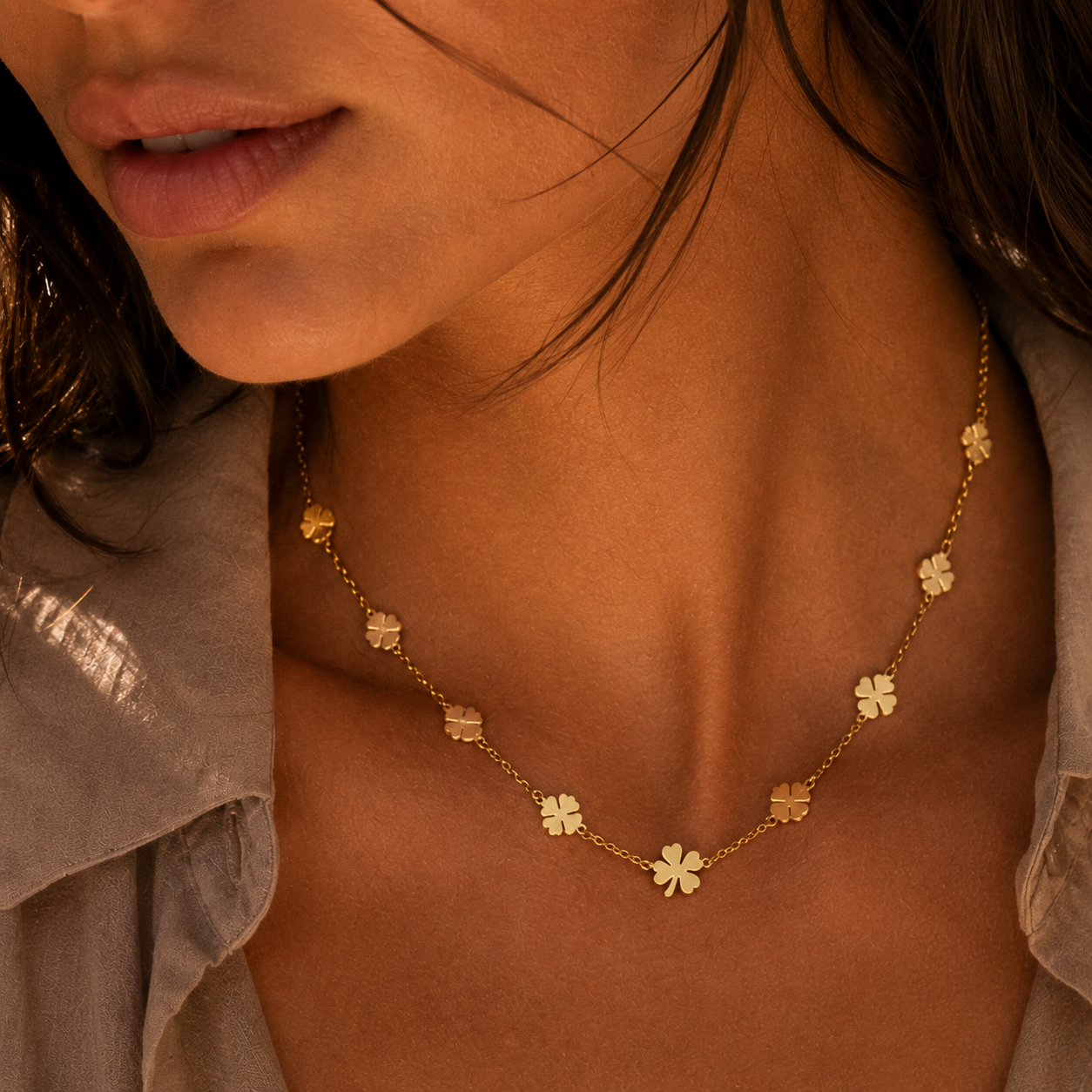 Clover necklace