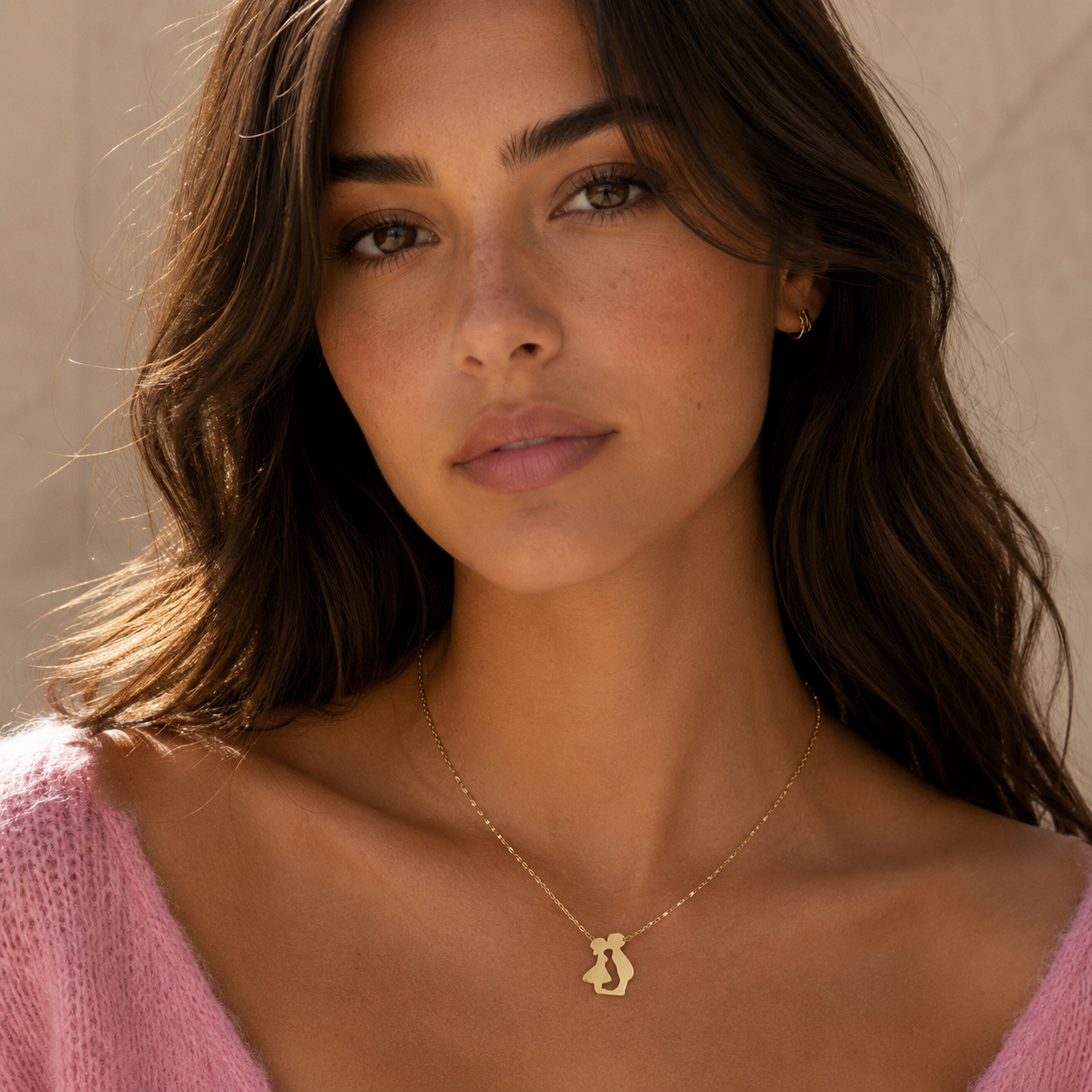 Golden Kiss Necklace