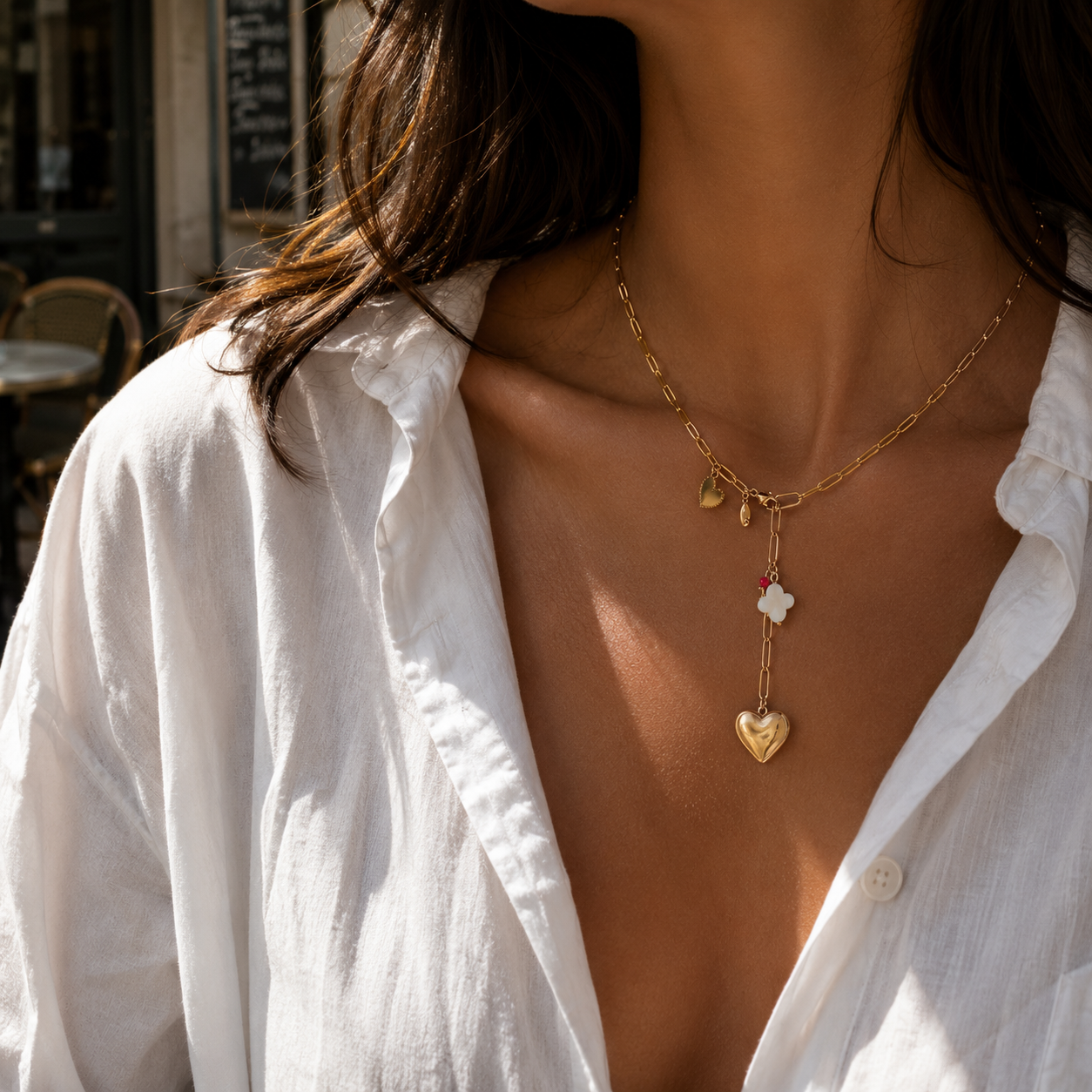 Elena Charm Necklace