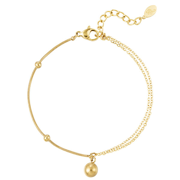 Golden Sphere Bracelet