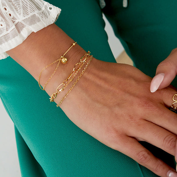 Golden Sphere Bracelet