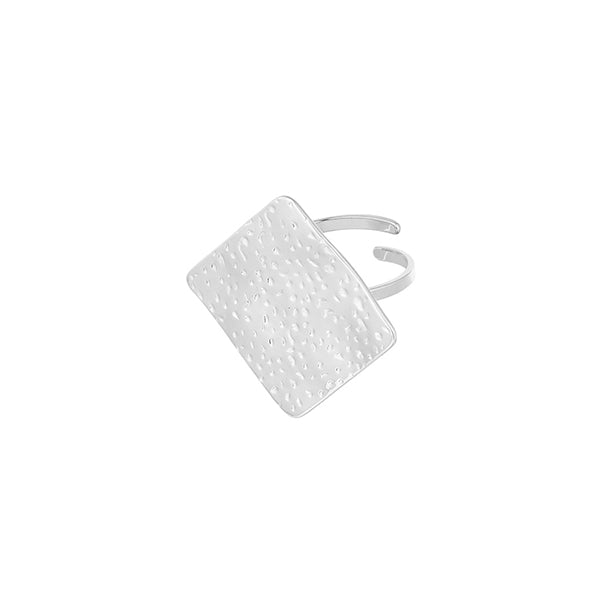 Golden Textured Square (Silver)